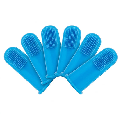 Pet Finger Toothbrush Set – 6 Ultra-Soft Manual Dental Brushes for Dogs & Cats | Snoutify